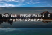 数据在暗示：西甲决胜局的暗线：风格克制比进攻效率更致命