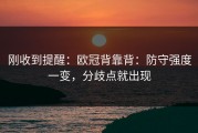 刚收到提醒：欧冠背靠背：防守强度一变，分歧点就出现